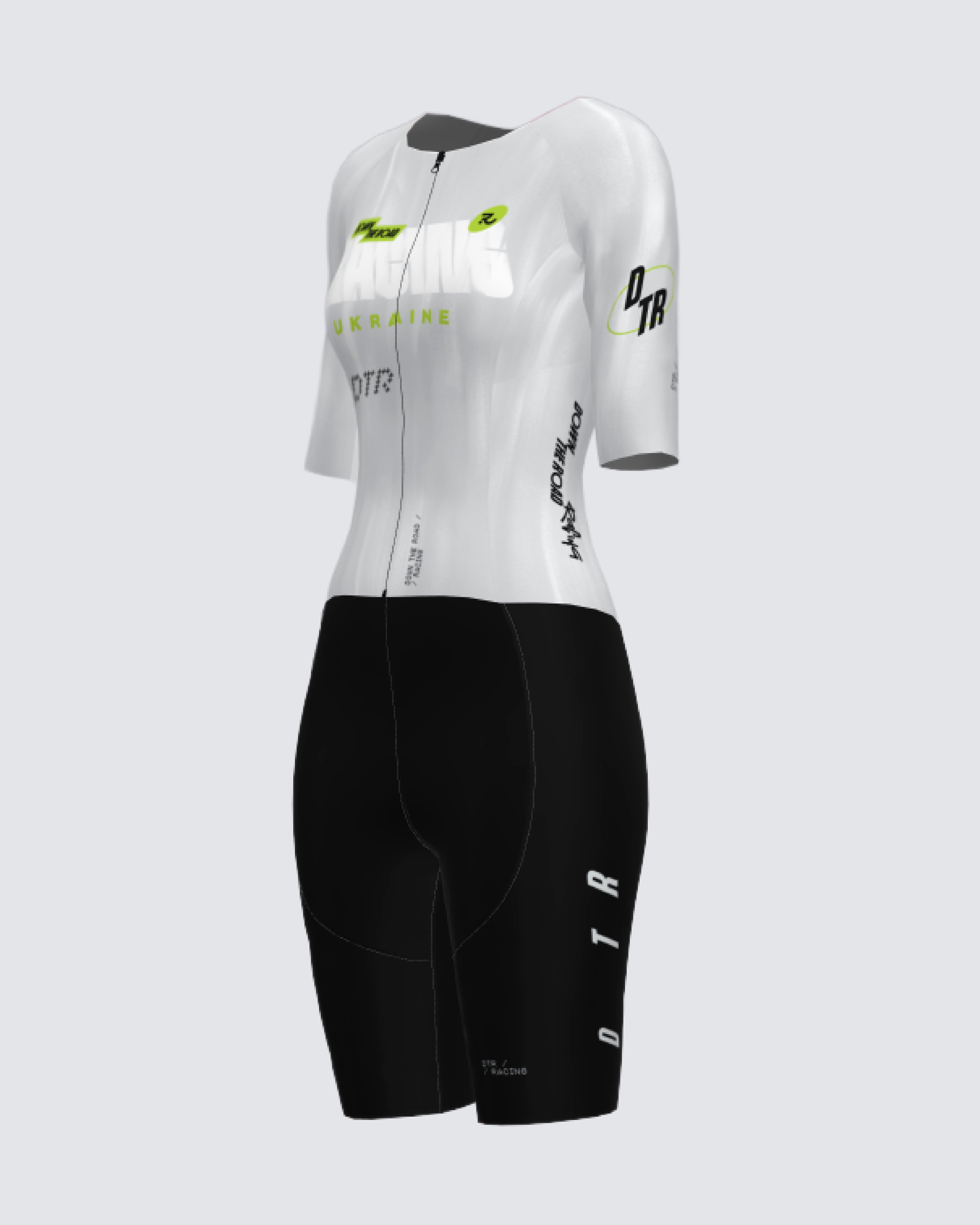 Стартовий костюм для триатлону DTR Racing - White жіночий