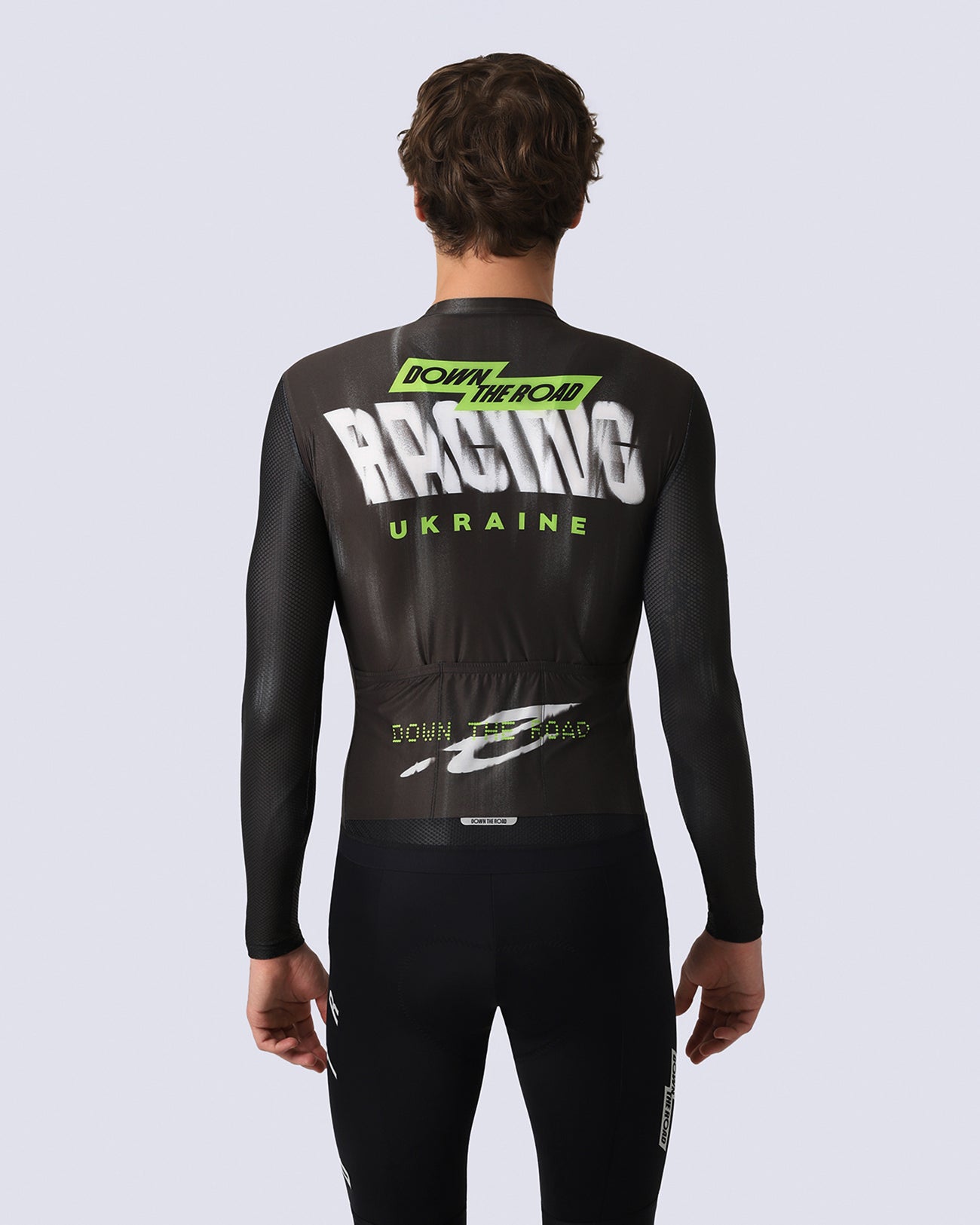 Джерсі з довгим рукавом DTR Racing Black чоловічий