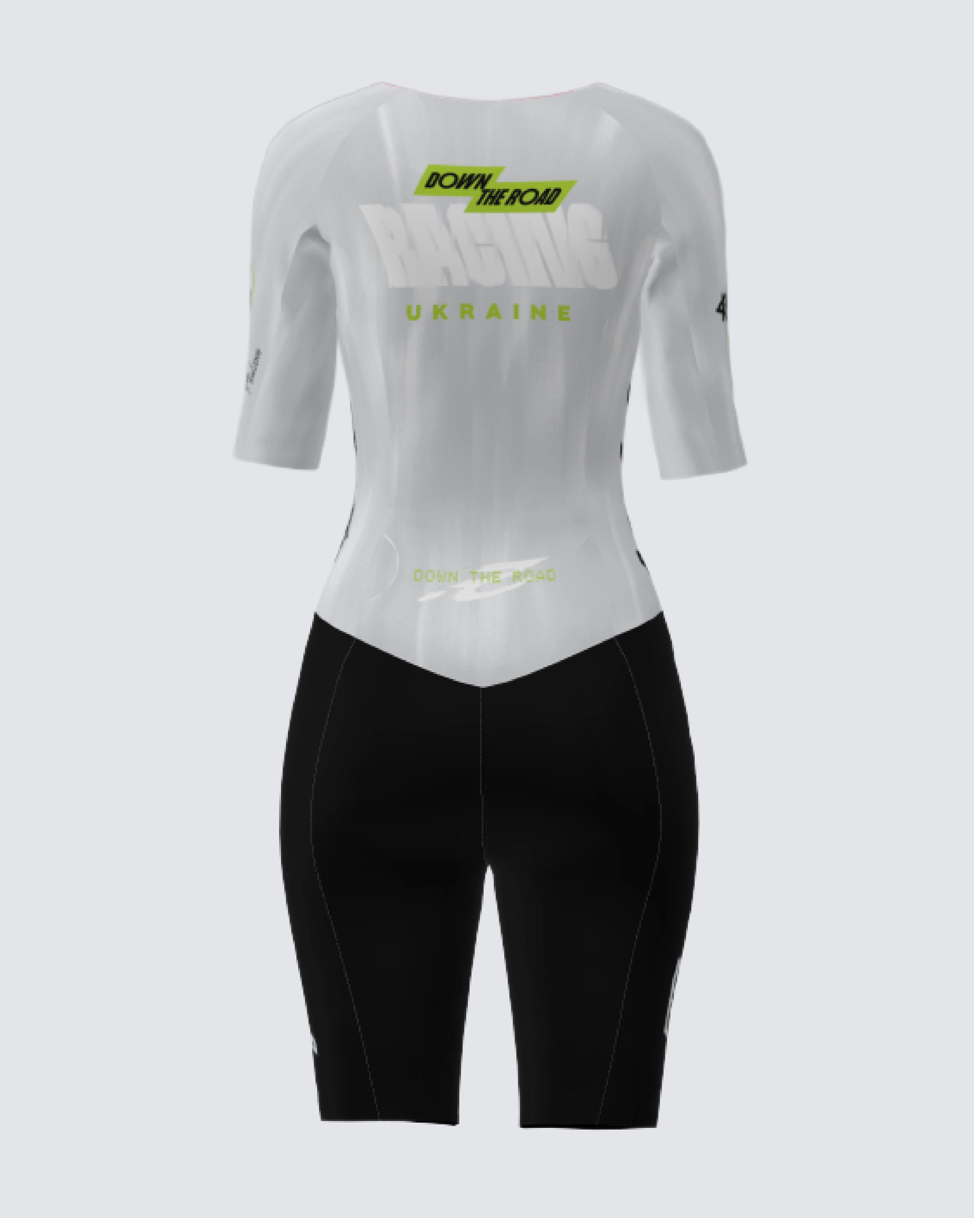 Стартовий костюм для триатлону DTR Racing - White жіночий
