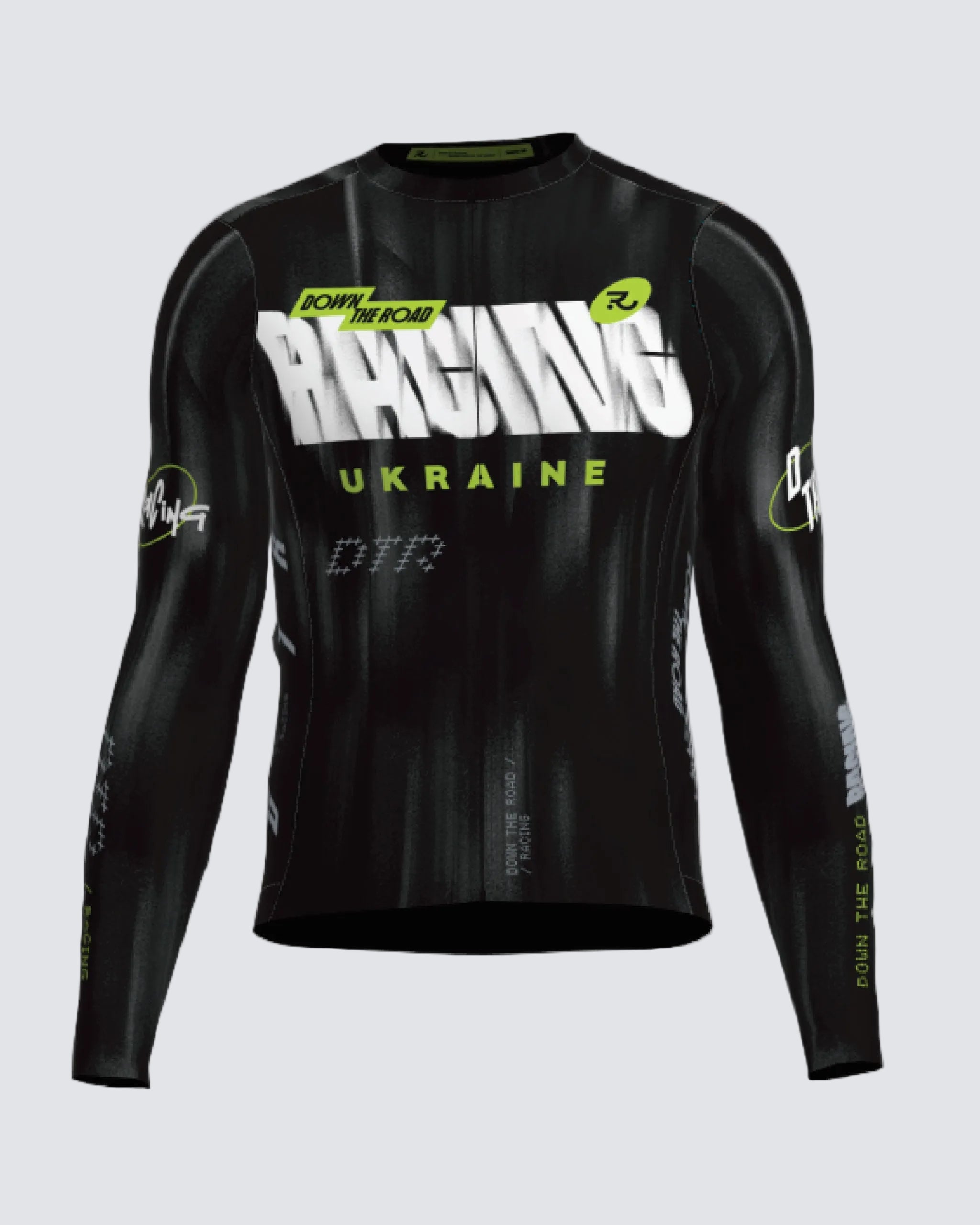 Джерсі з довгим рукавом DTR Racing Black чоловічий