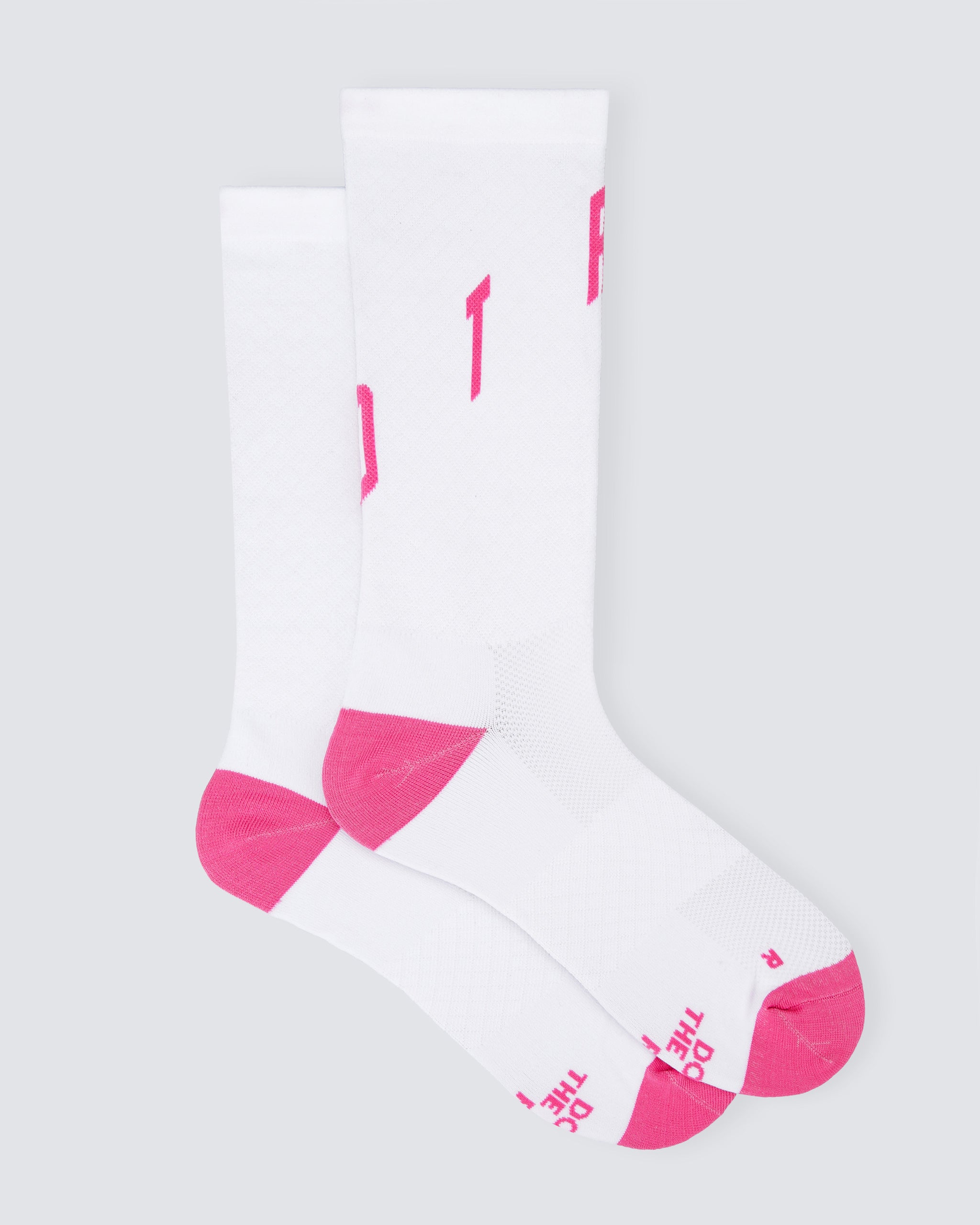 Велосипедні шкарпетки Paceline - White and Pink