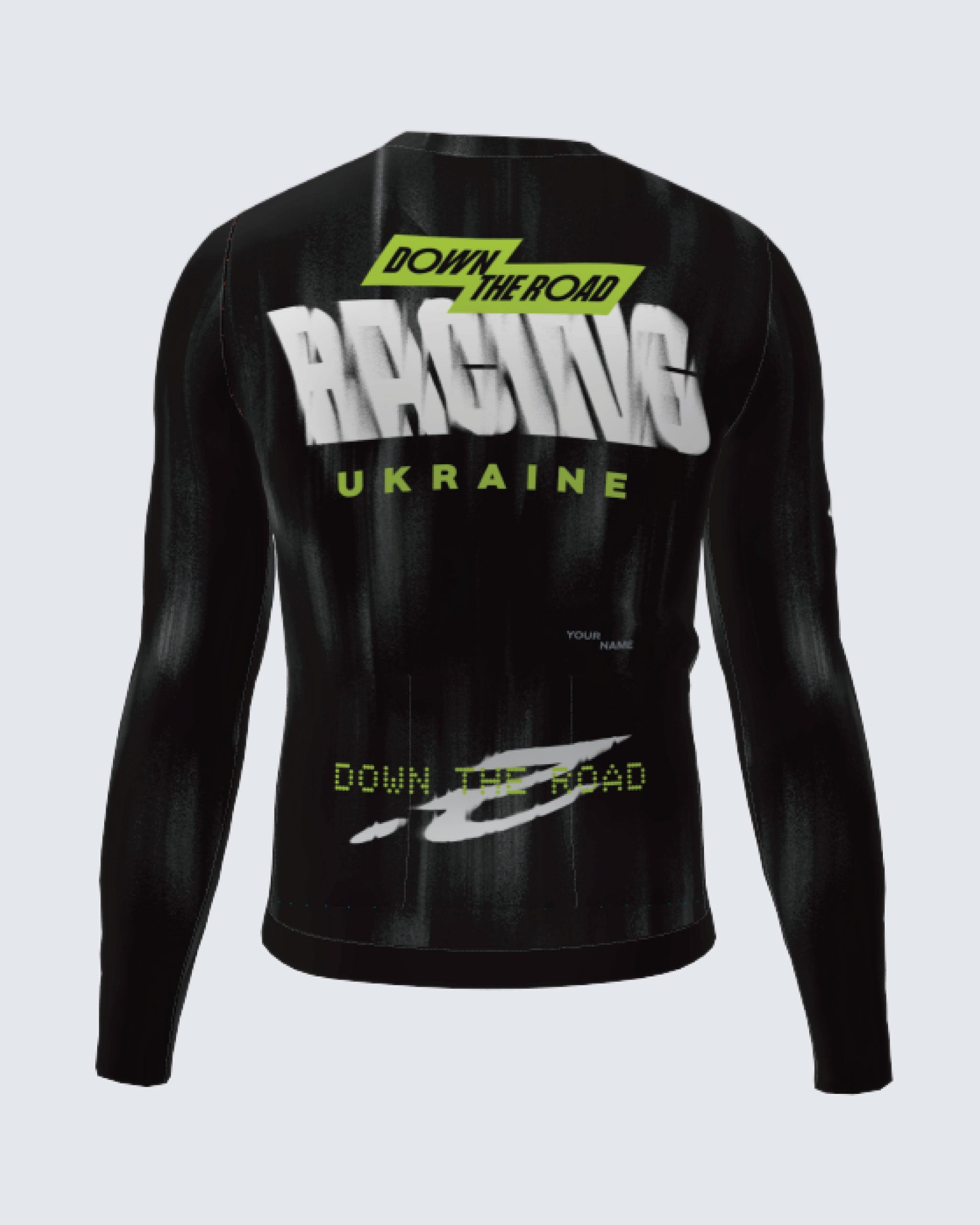Джерсі з довгим рукавом DTR Racing Black жіночий