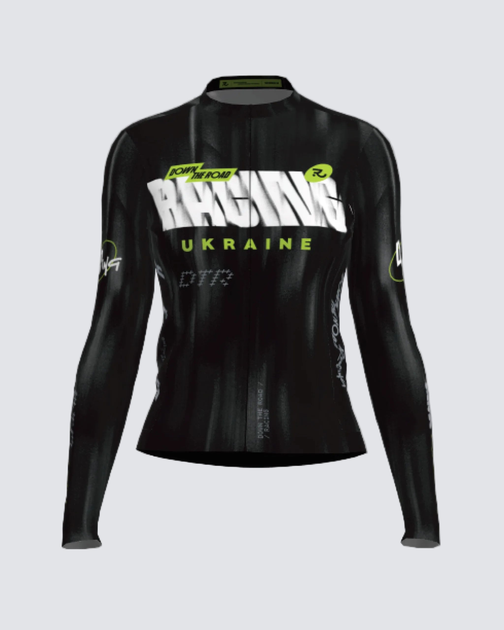 Джерсі з довгим рукавом DTR Racing Black жіночий