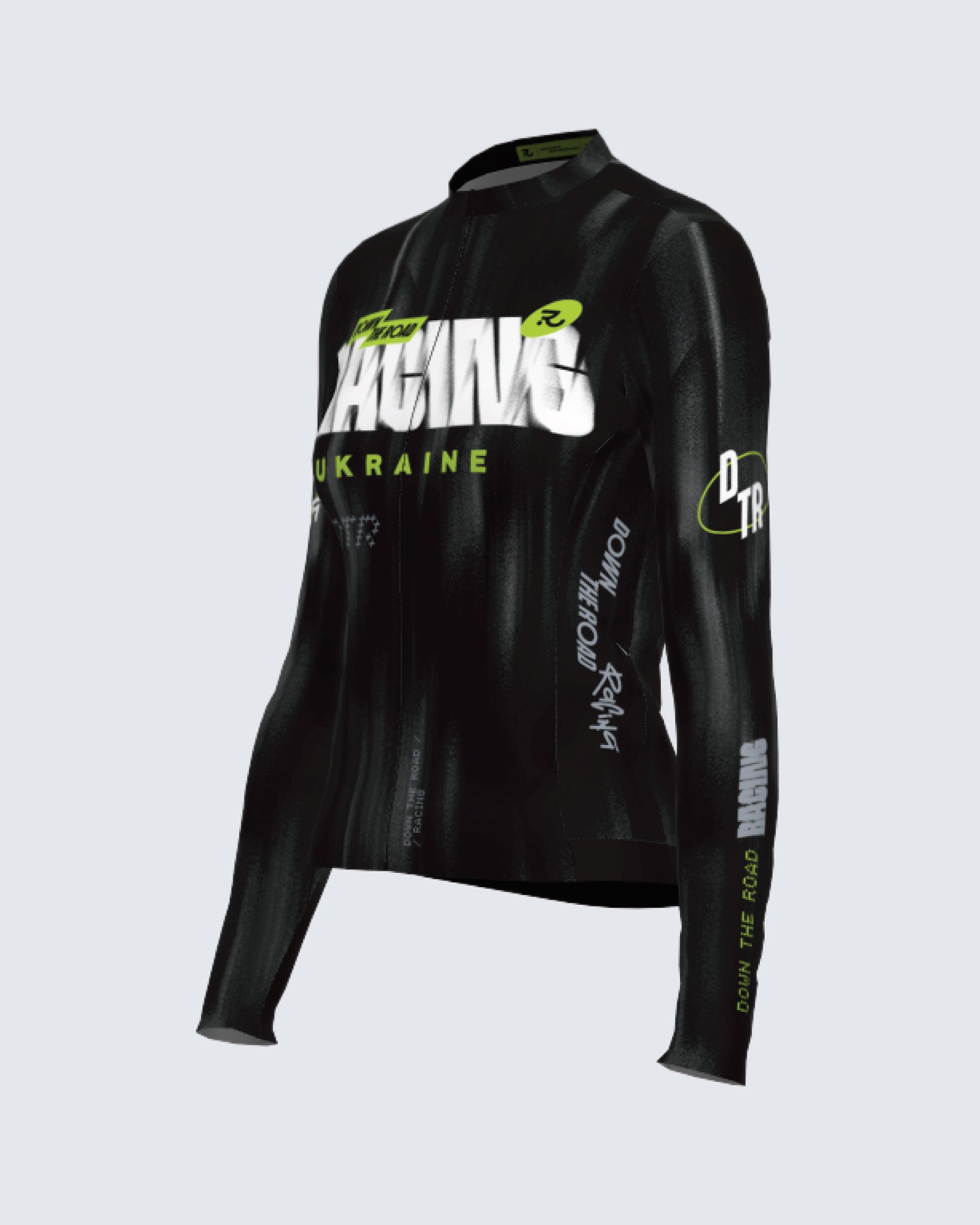 Джерсі з довгим рукавом DTR Racing Black жіночий